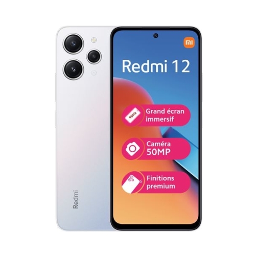 Xiaomi Redmi 12 4G 128GB (4GB Ram) Dual-Sim Polar Silver EU (1) OneThing_Gr