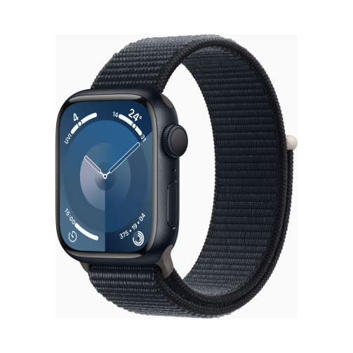 Apple Watch Series 9 (GPS) 41mm Aluminium Mitternacht mit Sport Loop Mitternacht OneThing_Gr
